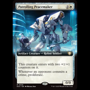 MTG Patrolling Peacemaker Edge of Eternities Commander eoc#25