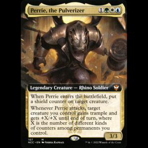 MTG Perrie, the Pulverizer New Capenna Commander ncc#107