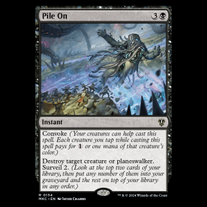 MTG Pile On Murders at Karlov Manor Commander mkc#134