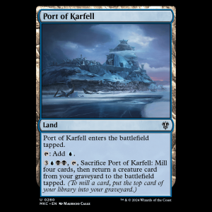 MTG Port of Karfell Murders at Karlov Manor Commander mkc#280