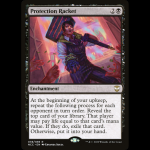 MTG Protection Racket New Capenna Commander ncc#39