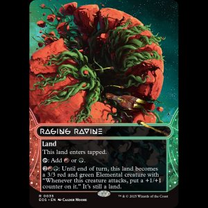 MTG Raging Ravine Edge of Eternities: Stellar Sights eos#35