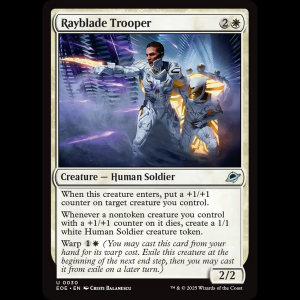 MTG Rayblade Trooper Edge of Eternities eoe#30