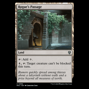 MTG Rogue's Passage Murders at Karlov Manor Commander mkc#284