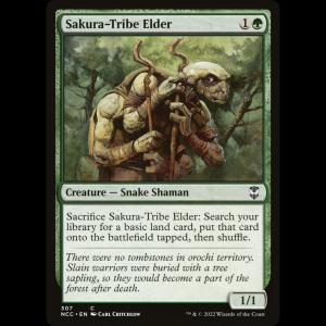 MTG Sakura-Tribe Elder New Capenna Commander ncc#307