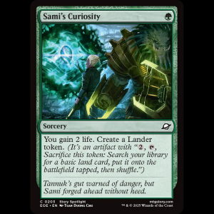 MTG Sami's Curiosity Edge of Eternities eoe#203