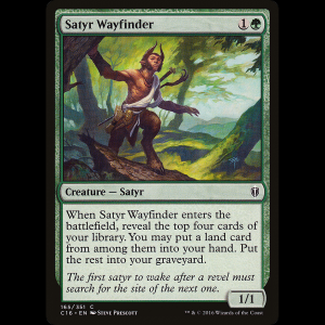 MTG Sátiro buscacaminos (Satyr Wayfinder) Commander 2016 c16#165