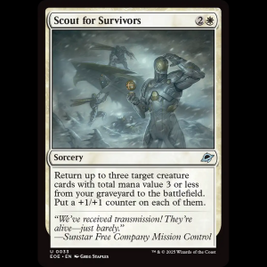 MTG Scout for Survivors Edge of Eternities eoe#33