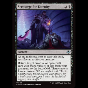 MTG Scrounge for Eternity Edge of Eternities eoe#114