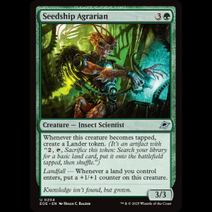 MTG Seedship Agrarian Edge of Eternities eoe#204