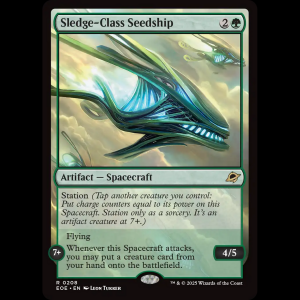 MTG Sledge-Class Seedship Edge of Eternities eoe#208