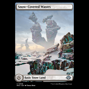 MTG Snow-Covered Wastes Modern Horizons 3 mh3#309