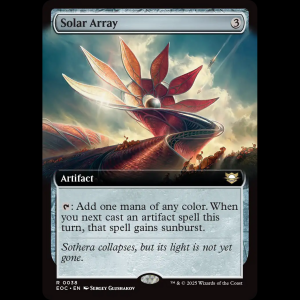 MTG Solar Array Edge of Eternities Commander eoc#38