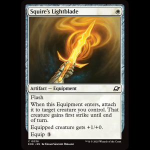 MTG Squire's Lightblade Edge of Eternities eoe#36