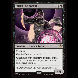 MTG Sunset Saboteur Edge of Eternities eoe#116