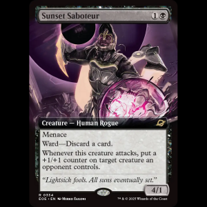 MTG Sunset Saboteur Edge of Eternities eoe#334