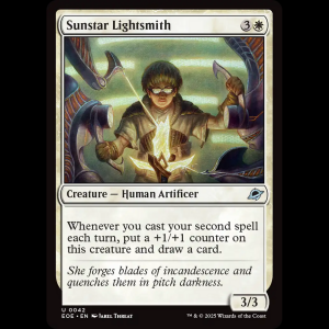 MTG Sunstar Lightsmith Edge of Eternities eoe#42