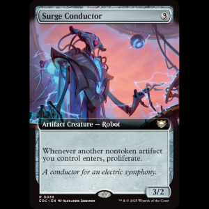 MTG Surge Conductor Edge of Eternities Commander eoc#39