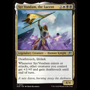 MTG Syr Vondam, the Lucent Edge of Eternities eoe#232