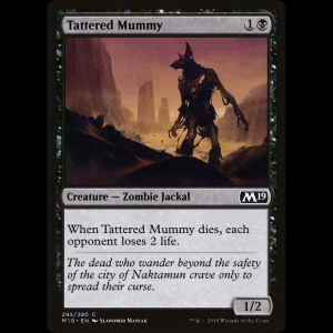 MTG Momia andrajosa (Tattered Mummy) Core Set 2019 m19#295