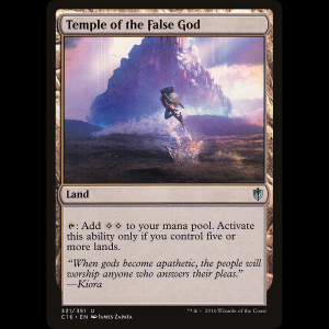MTG Templo de la diosa falsa (Temple of the False God) Commander 2016 c16#331