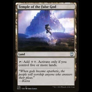 MTG Temple of the False God New Capenna Commander ncc#436