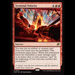 MTG Terminal Velocity Edge of Eternities eoe#163