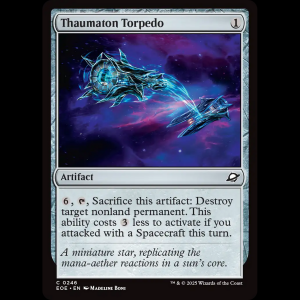 MTG Thaumaton Torpedo Edge of Eternities eoe#246
