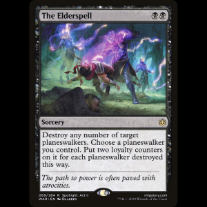 MTG El Hechizo del Anciano (The Elderspell) War of the Spark war#89
