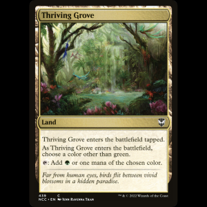MTG Thriving Grove New Capenna Commander ncc#439