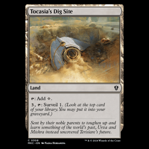 MTG Tocasia's Dig Site Murders at Karlov Manor Commander mkc#308