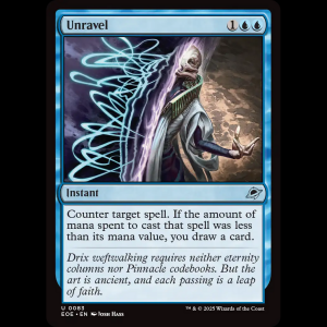 MTG Unravel Edge of Eternities eoe#83