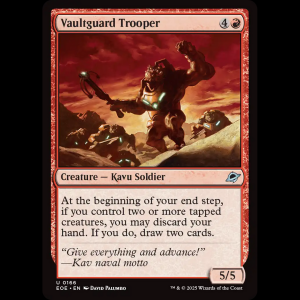 MTG Vaultguard Trooper Edge of Eternities eoe#166