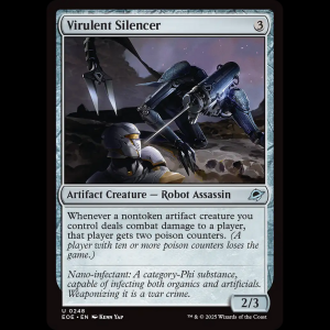 MTG Virulent Silencer Edge of Eternities eoe#248
