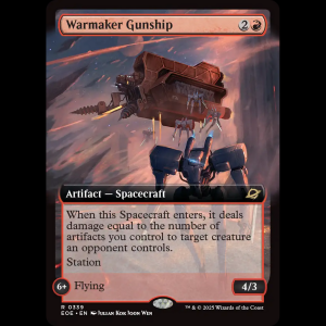 MTG Warmaker Gunship Edge of Eternities eoe#339