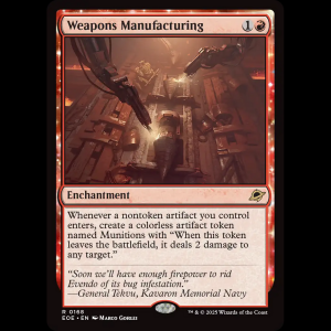 MTG Weapons Manufacturing Edge of Eternities eoe#168
