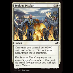 MTG Zealous Display Edge of Eternities eoe#45
