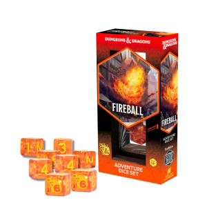 Sirius Dice Adventure Set Dados Fireball D&D