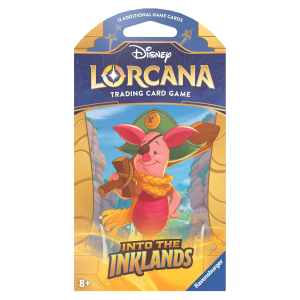 Disney Lorcana Sleeved Booster PIglet Into the Inklands