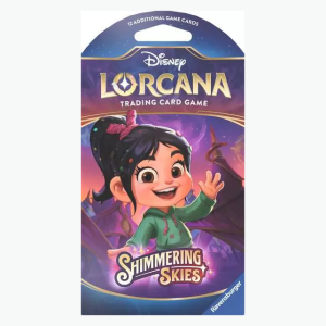 Disney Lorcana Sleeved Booster Vanellope Shimmering Skies