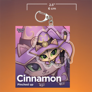 Gatherers Tavern Cinnamon Pinched Up Keychain Llavero