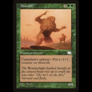 MTG Aboroth (Aboroth) Weatherlight wth#117