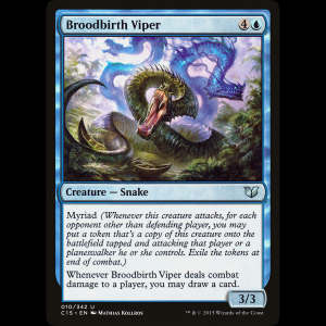 MTG Víbora de la progenie (Broodbirth Viper) Commander 2015 c15#10