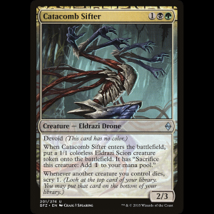 MTG Catacomb Sifter Battle for Zendikar bfz#201