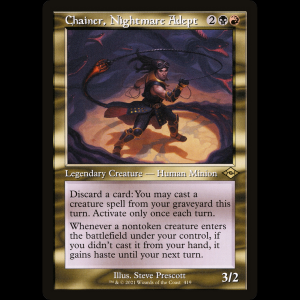 MTG Cadenero, adepto de las pesadillas (Chainer, Nightmare Adept) Modern Horizons 2 mh2#419