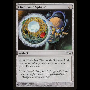 MTG Esfera cromática (Chromatic Sphere) Mirrodin mrd#151