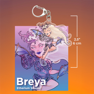 Mtg Commander Breya Gatherers Tavern Keychain Llavero