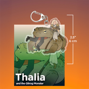 Mtg Commander Thalia Gitrog Gatherers Tavern Keychain Llavero