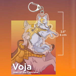 Mtg Commander Voja Gatherers Tavern Keychain Llavero