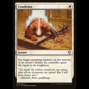 MTG Condenar (Condemn) Commander 2017 c17#58